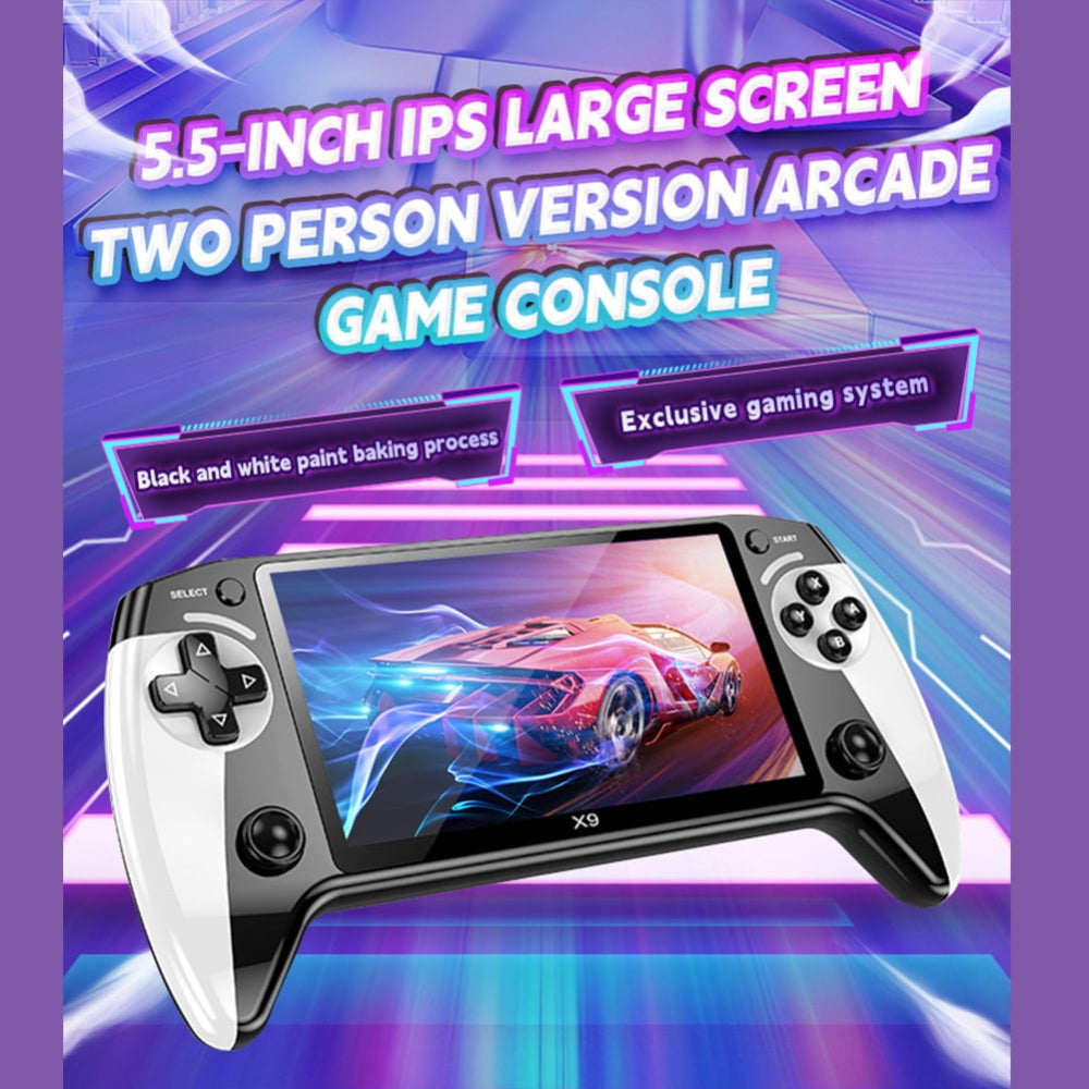 Console de Jeux Portable avec 10 000 Retrogames et Écran HD de 14 cm | Sansoti