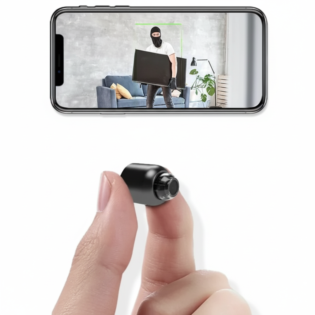 Caméra WiFi Cachée (1080P) – Moniteur Bébé Sans Fil et Surveillance Discrète