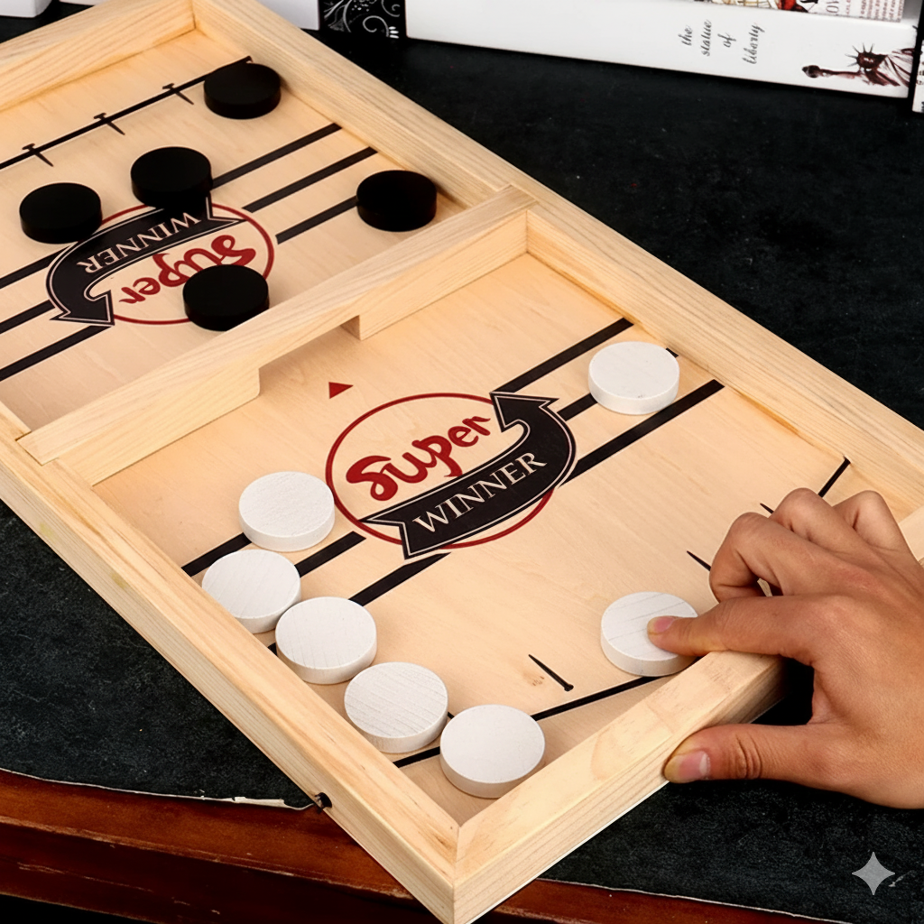 Kletshuts™ Hockey - Jeu de Société Slingerhockey
