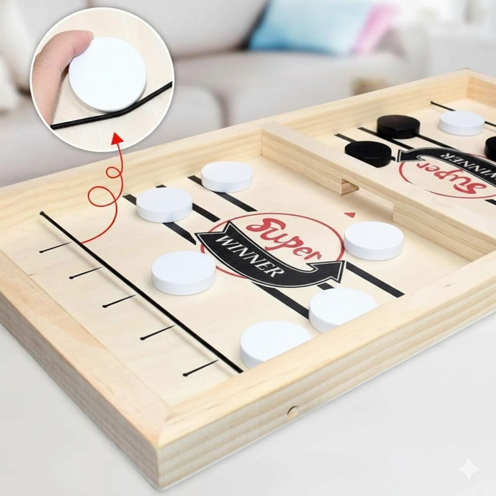 Kletshuts™ Hockey - Jeu de Société Slingerhockey