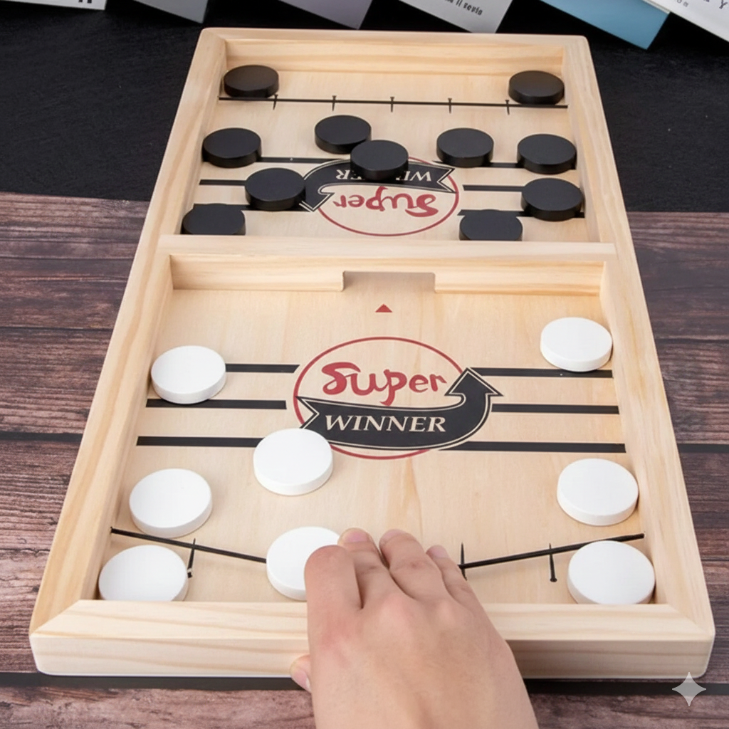 Kletshuts™ Hockey - Jeu de Société Slingerhockey