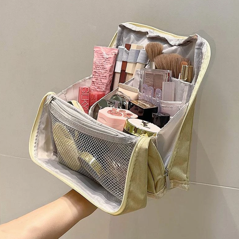 Lunette - Trousse de maquillage de voyage organisée