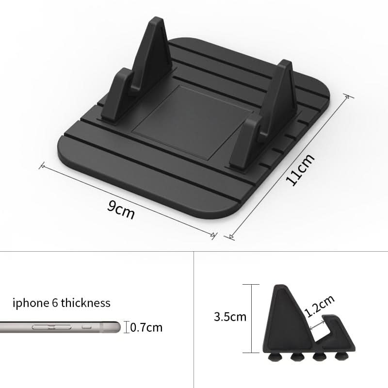 GriffPartner – Support de téléphone antidérapant pour voiture avec maintien sécurisé