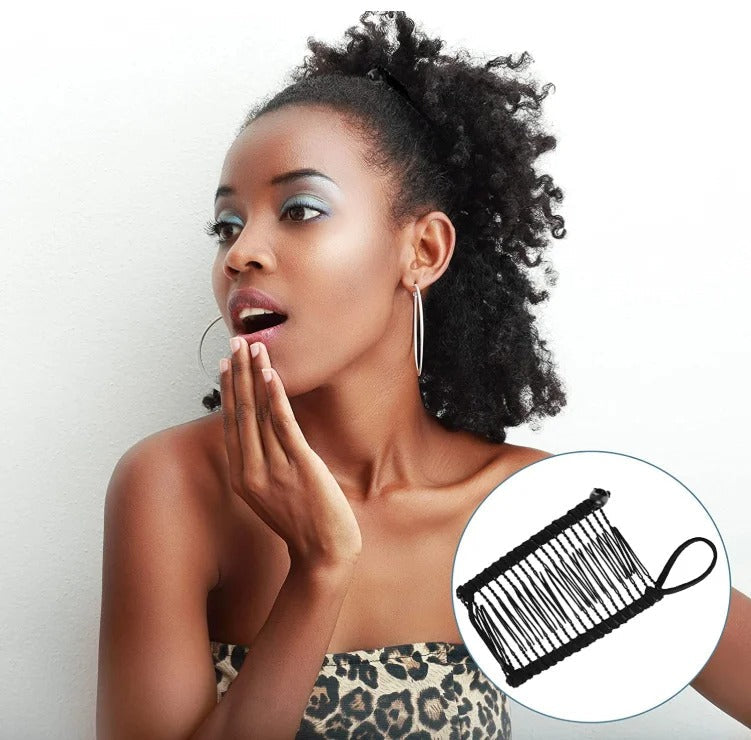 Rose® RetroClip 1+1 GRATUIT - Clip à Cheveux Rétro Classique Élastique 20 Dents