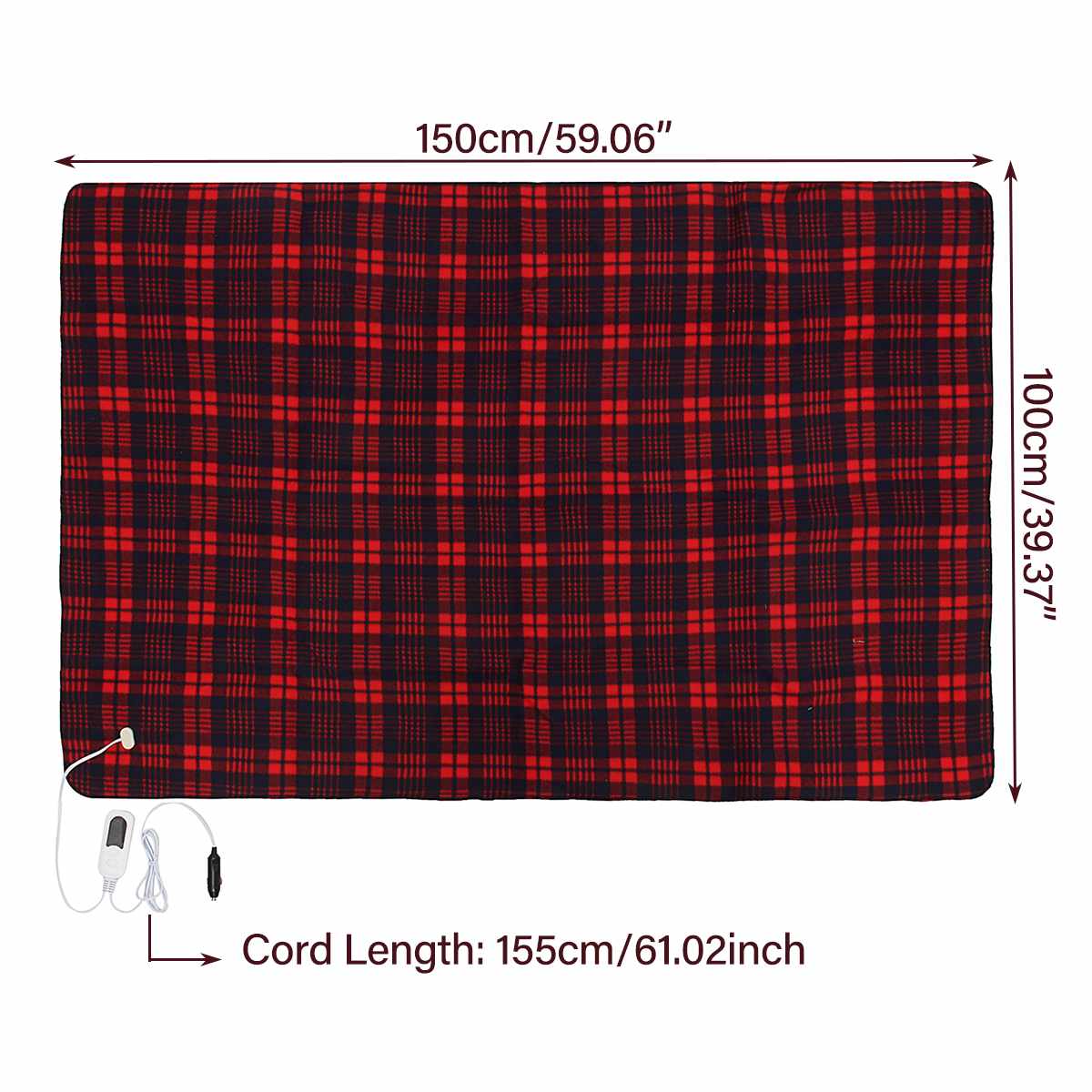 Couverture Chauffante Électrique – Couverture Confortable pour Domicile