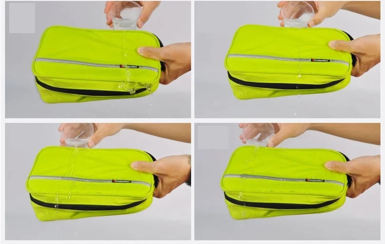 Travelior MaxPack Grande Trousse de Toilette Imperméable pour Hommes & Femmes | Trousse de Maquillage de Voyage | Design Robuste & Grand Espace de Rangement