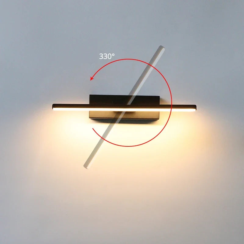 AuroLite Applique LED Réglable | Rotation à 330° | Design Moderne pour Chambre & Salon | Aluminium