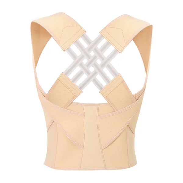 Skanto | Correcteur de posture ergonomique pour soulager les douleurs au cou et au dos, ajustable et stable