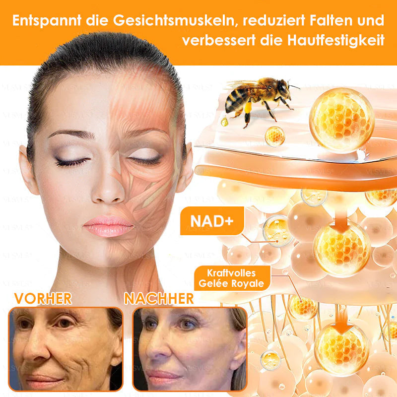 Crème Anti-Âge pour la Réparation et le Renouvellement de la Peau avec Formule de Peptides de Abeille