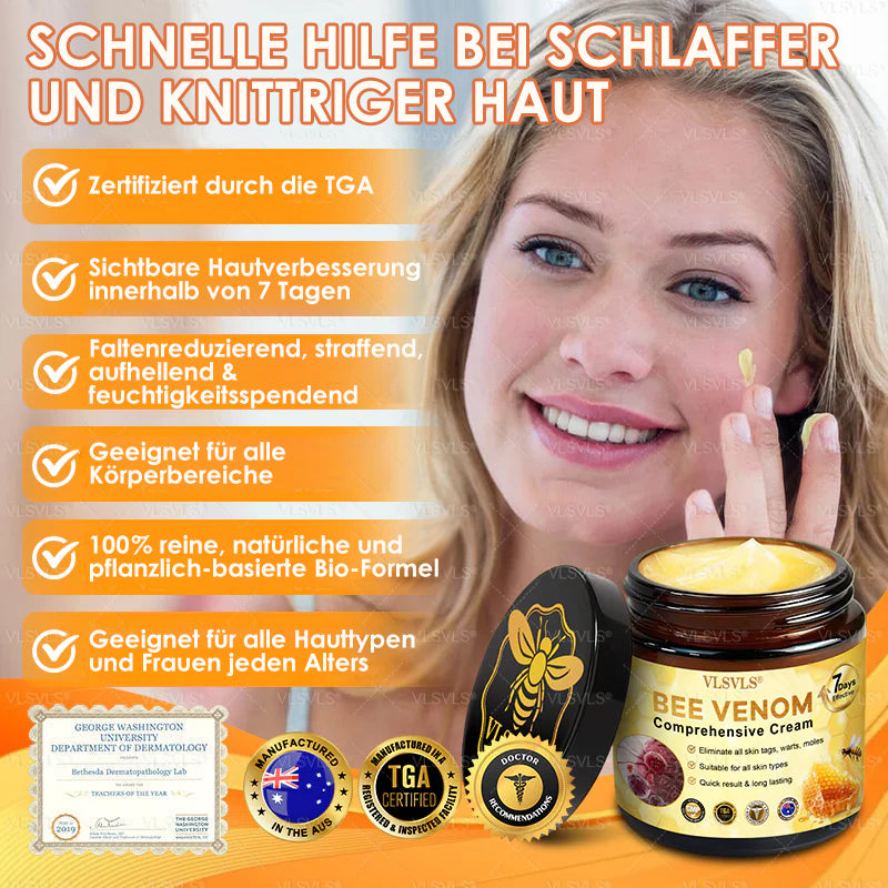 Crème Anti-Âge pour la Réparation et le Renouvellement de la Peau avec Formule de Peptides de Abeille