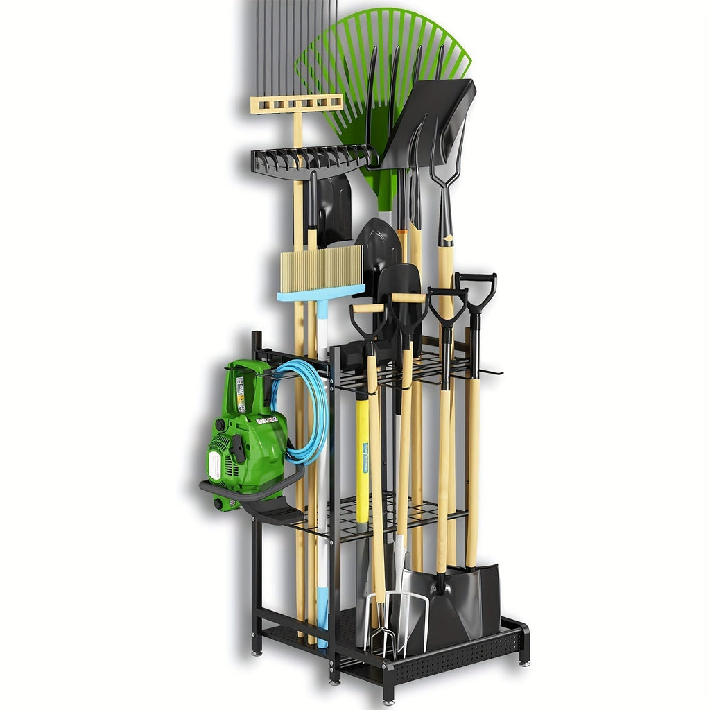 Organisateur d'Outils en Métal Robuste pour Espaces Extérieurs