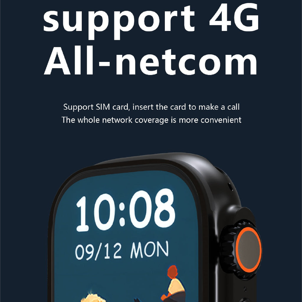 Hello Watch Series | Montre Intelligente avec Écran AMOLED & Connectivité 4G | Design Ultra-Mince pour un Accès Transparent