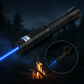 Lampe de Poche Laser Rechargeable – Torche en Aluminium à Longue Portée pour le Camping