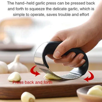 Globetrek° Presse-Ail : Presse-Ail Portable en Acier Inoxydable