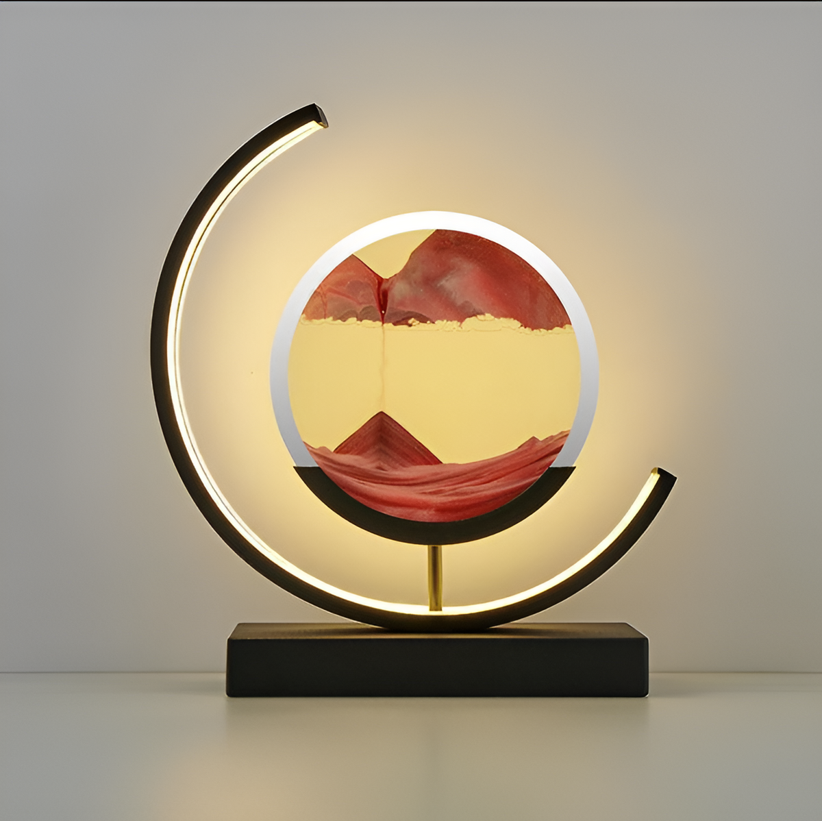 SandArt | Lampe à sable LED dimmable - Lampe de relaxation unique sans fil