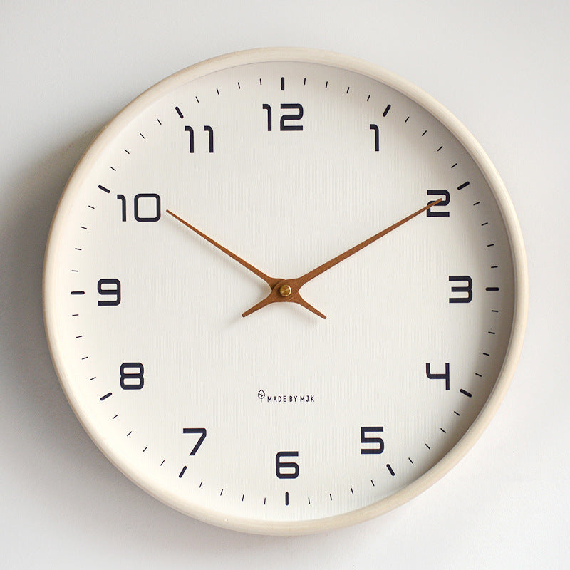 Horloge Murale Analogique Minimaliste pour Intérieurs Modernes