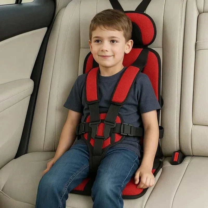 Siège Auto Portable pour Enfant avec Harnais de Sécurité à Cinq Points pour Voyage