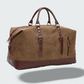 Sac de voyage en toile et cuir pour hommes - Escapade du week-end