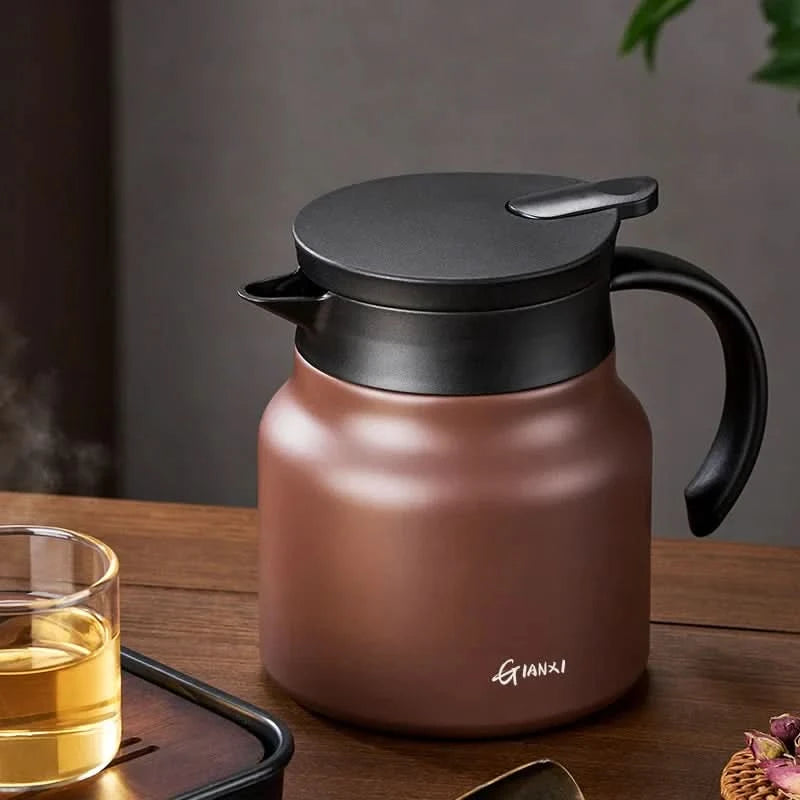 Théière Isolée Élégante de 800 ml avec Infuseur Amovible