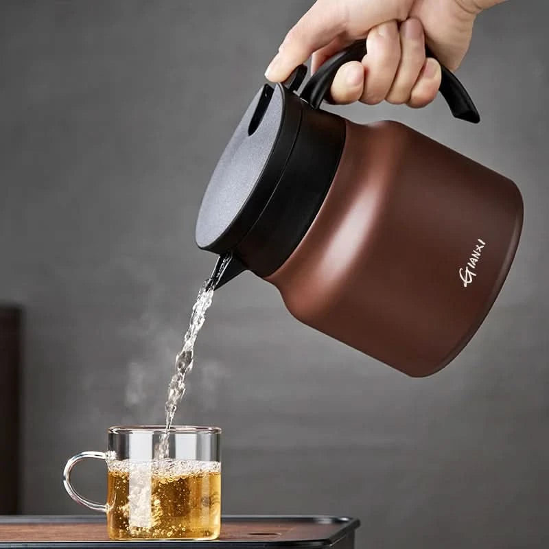 Théière Isolée Élégante de 800 ml avec Infuseur Amovible