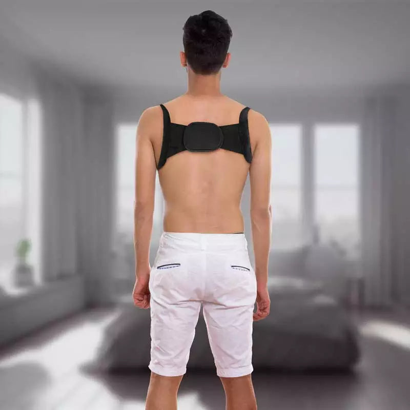 Correcteur de posture invisible, soutien lombaire sous les vêtements, correcteur de posture ajustable pour le soutien de la colonne vertébrale et des épaules