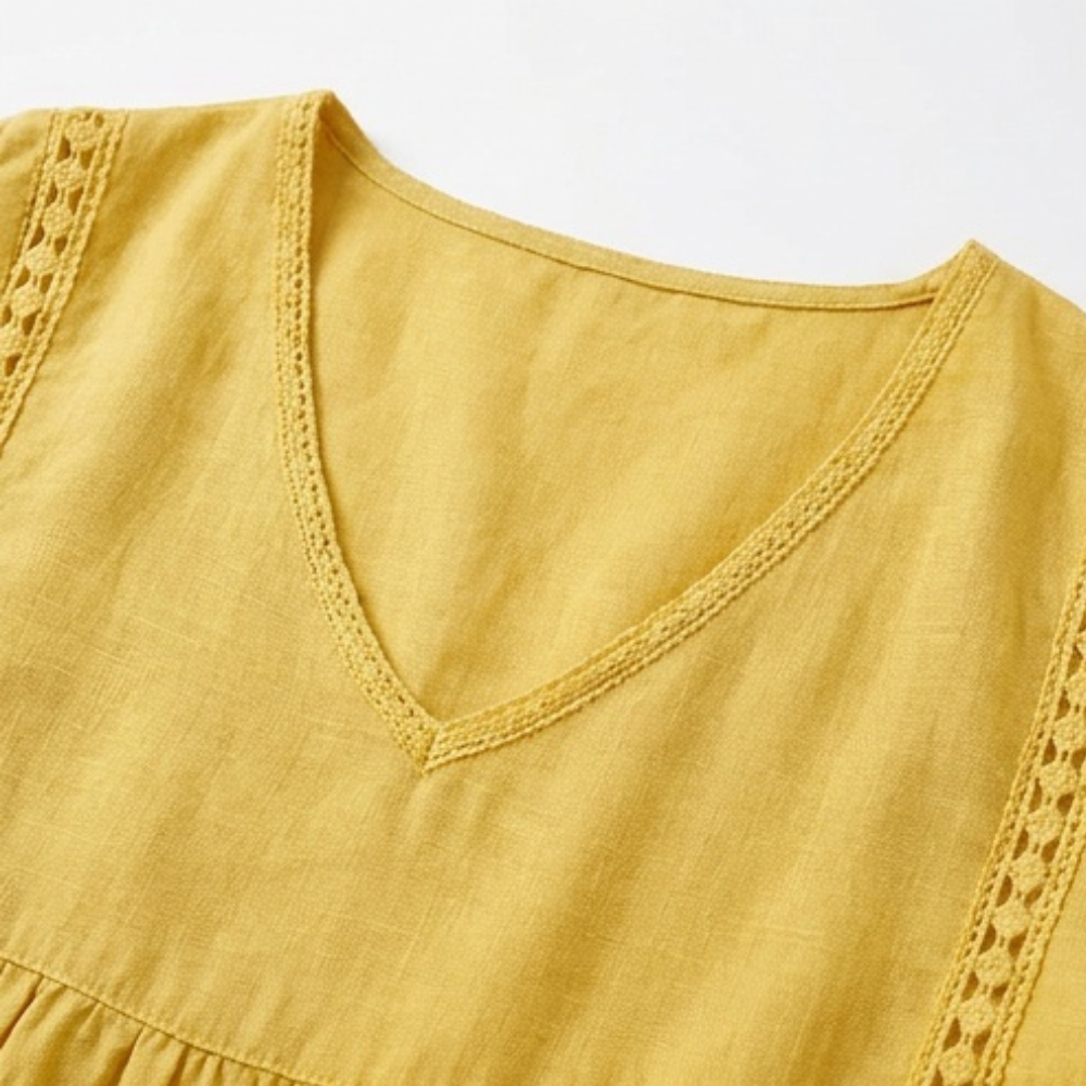 Virella – Robe Midi Détendue pour Femme avec Poches