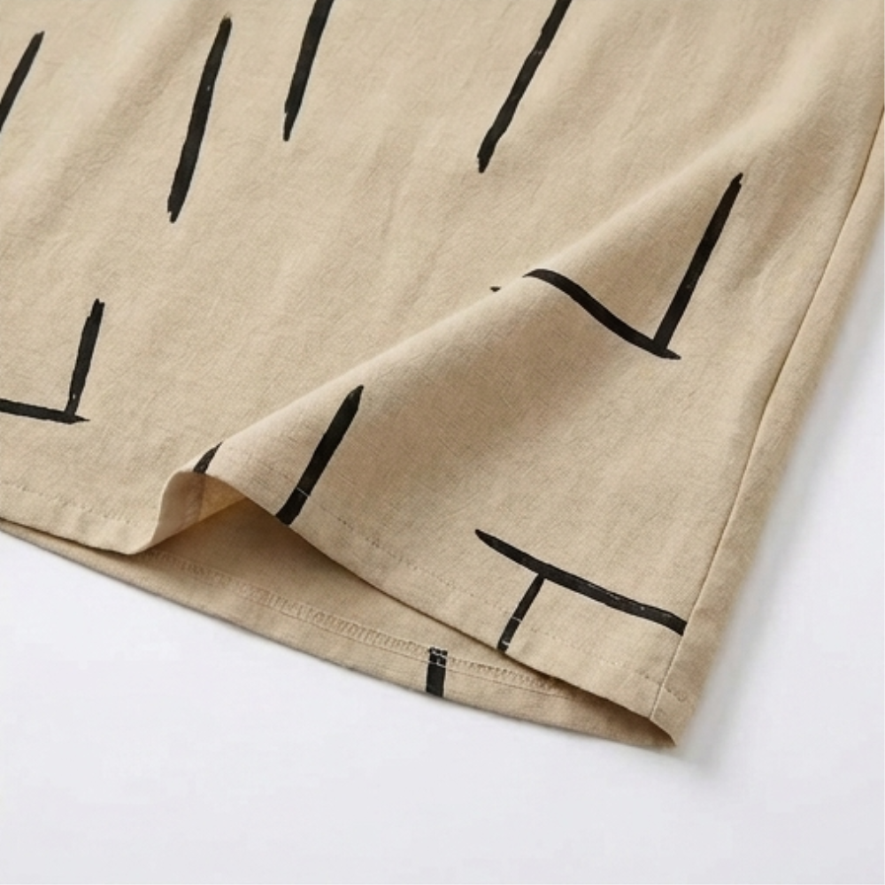 Linara – Robe d'été à imprimé abstrait pour femmes