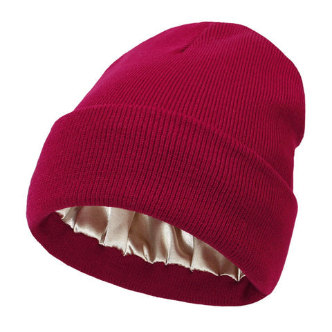 Chapeau d'Hiver Doublé en Soie - Noor