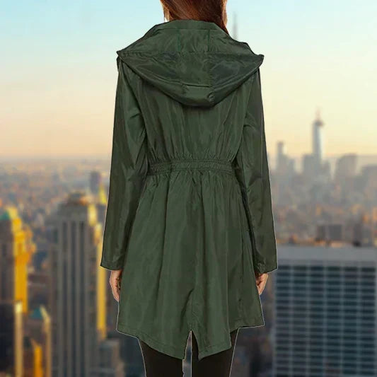 Veste de Pluie Femme – Veste Élégante Imperméable pour Temps Pluvieux