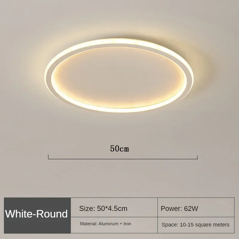 Plafonnier LED scandinave – Moderne, dimmable et élégant pour le salon, la salle à manger et le couloir