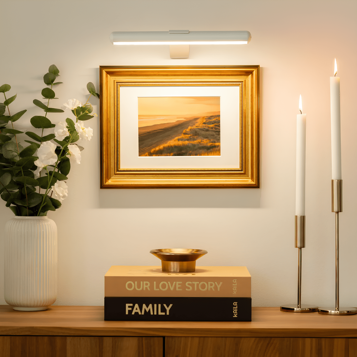 Applique Murale LED Dimmable | Design Métallique Rechargeable | Éclairage Décoratif