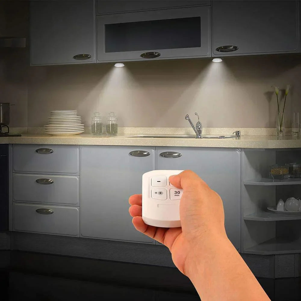 Lumière LED sans fil avec télécommande et luminosité réglable