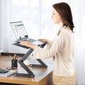 Support d'ordinateur portable réglable | Rotation à 360° | Favorise une posture saine