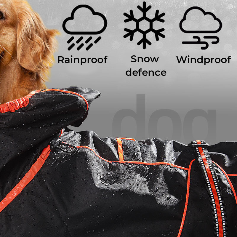 Imperméable pour Chiens – Veste Extérieure Ajustable pour Chiens