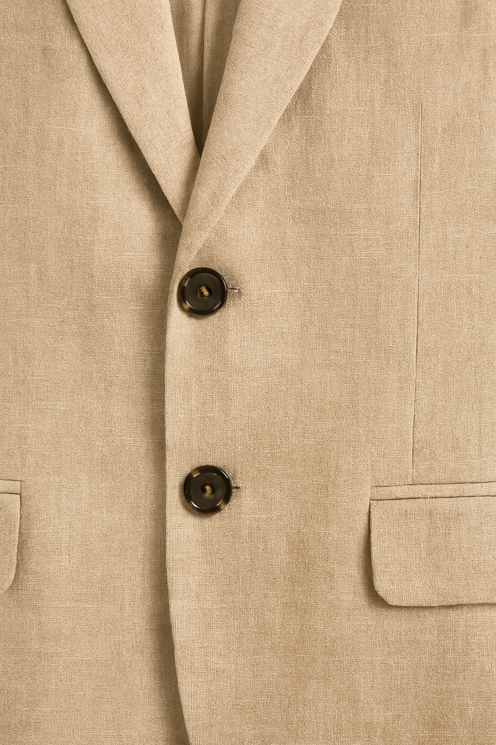Costume léger en lin pour hommes – 2 pièces, coupe ajustée, idéal pour l'été, les mariages et les affaires