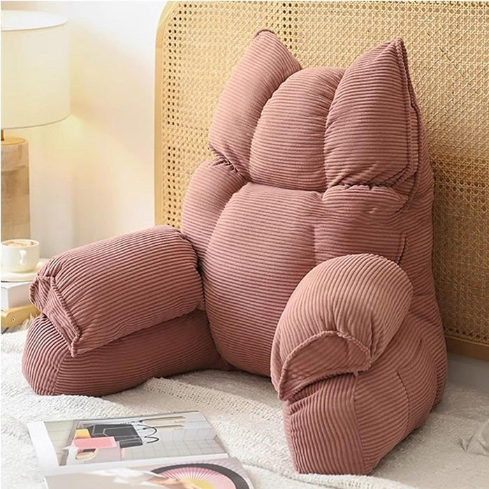 Lounge Comfort | Oreiller de lit avec support pour bras et mousse à mémoire | Idéal pour la lecture et les jeux