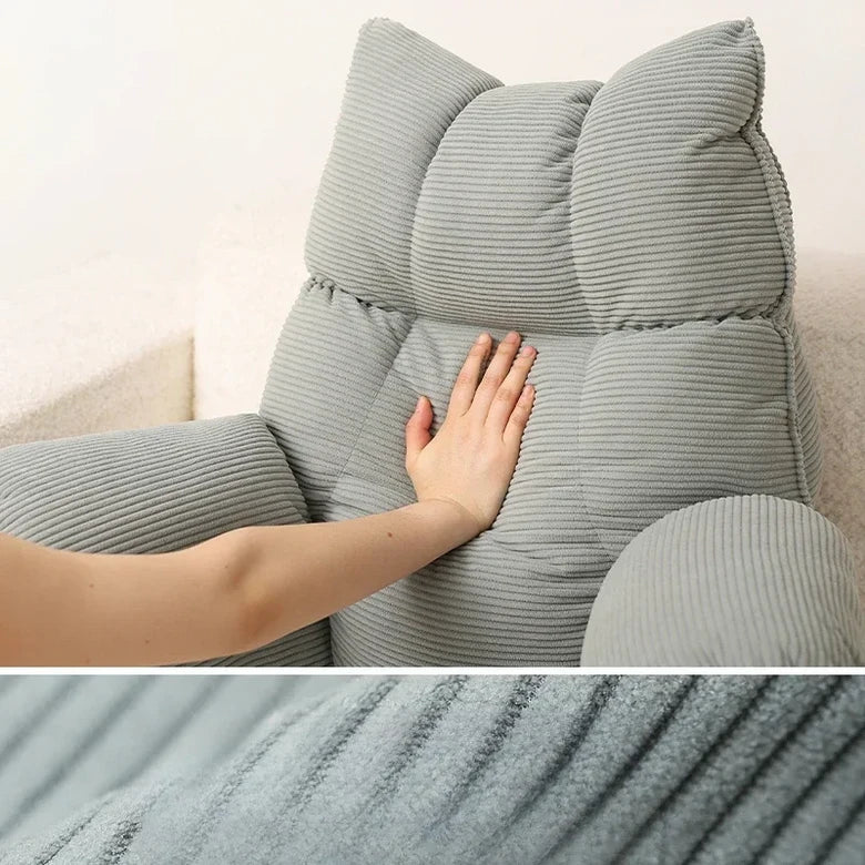 Lounge Comfort | Oreiller de lit avec support pour bras et mousse à mémoire | Idéal pour la lecture et les jeux