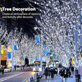 Guirlande LED de Noël sur Fil de Cuivre – Guirlande Lumineuse Flexible pour Décoration de Noël