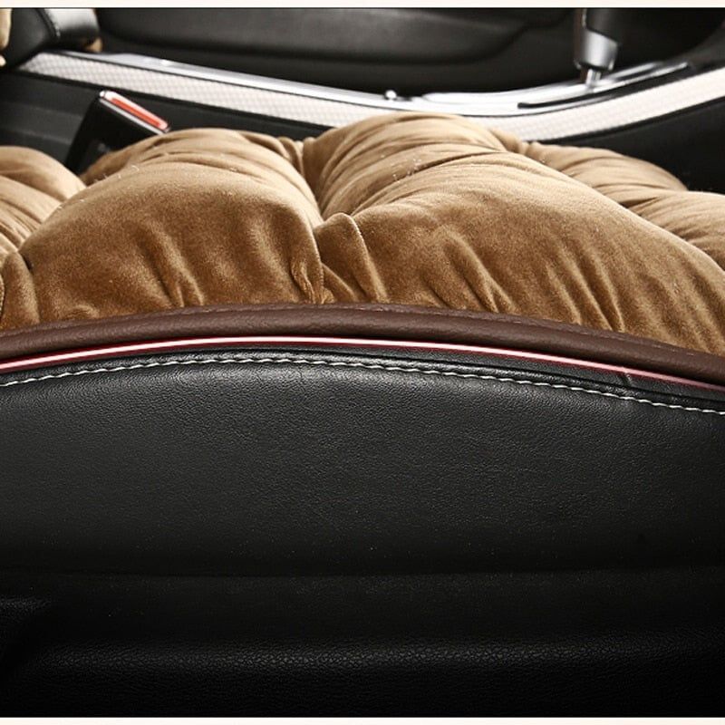Housse de Siège Auto en Mousse Peluche Universelle