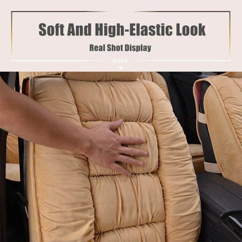 Housse de Siège Auto en Mousse Peluche Universelle