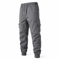 Pantalons Cargo à Poches Multiples Coupe Décontractée Mélange Coton