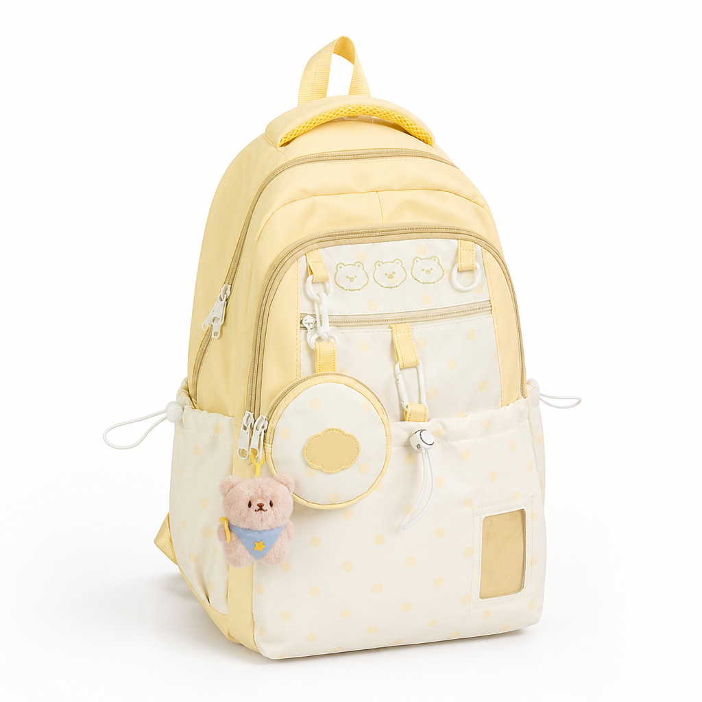 Sac à dos multi-poches pour enfants sur le thème des personnages