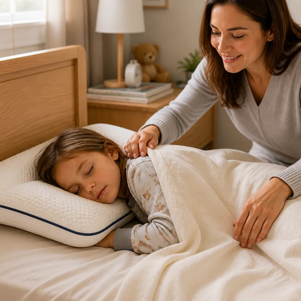 Coussin de posture pour enfants, soutien ergonomique du cou, de 1 à 18 ans