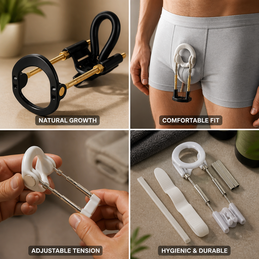 Dispositif de Traction Ajustable pour Hommes Soutenu Cliniquement