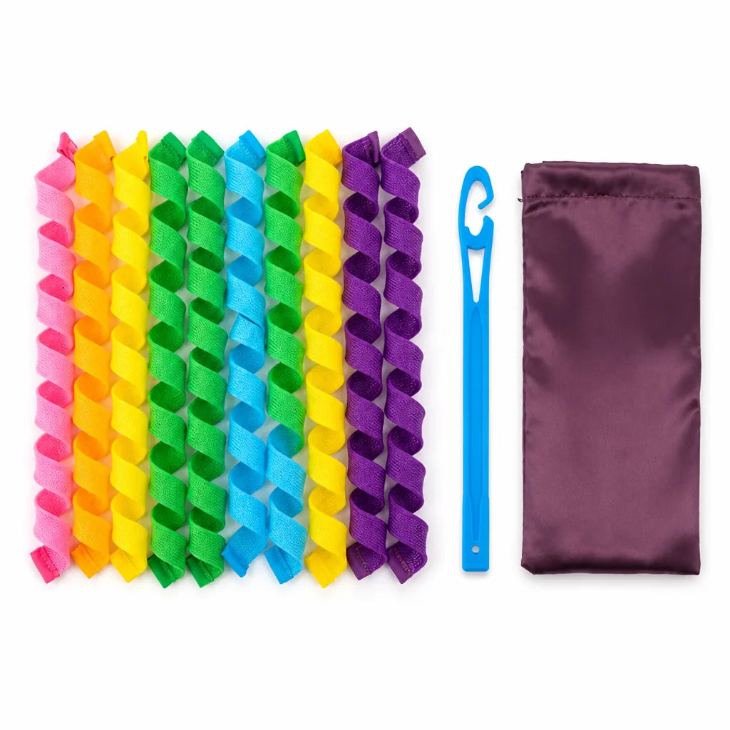 Ensemble de bandes à friser sans chaleur pour la nuit - Lot de 12