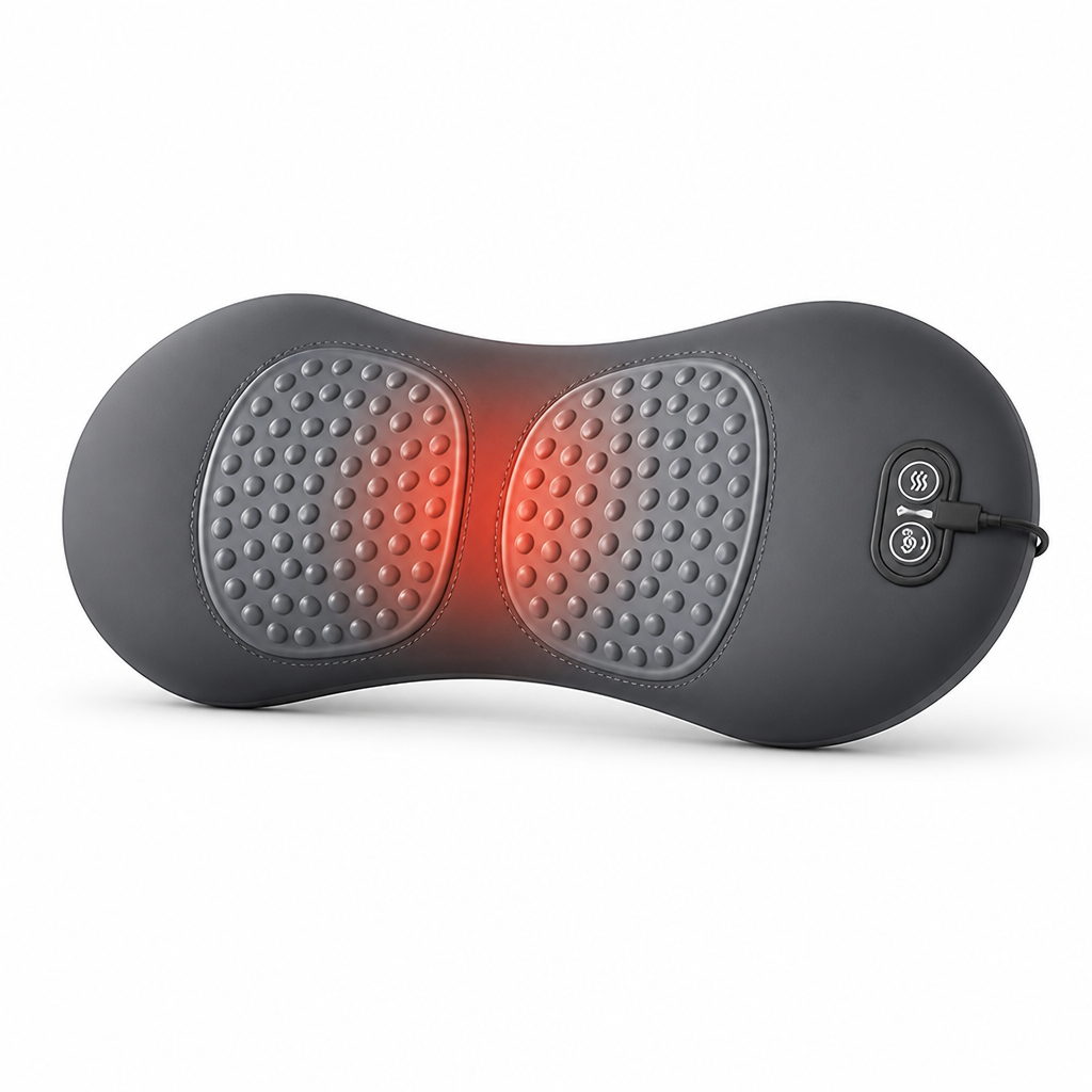 Massager Lombaire à Chaleur et Vibration (3-en-1)