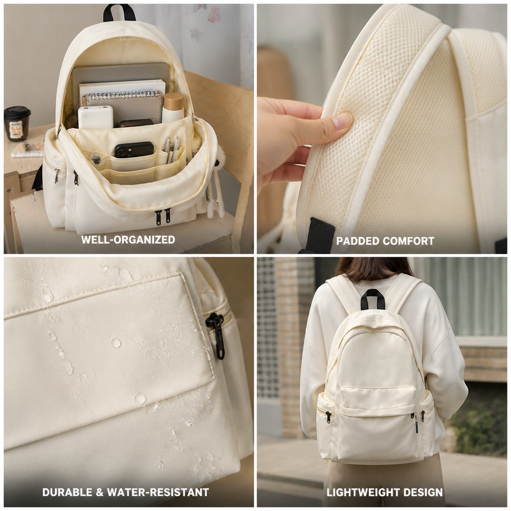 Sac à dos scolaire léger et durable (bandoulières rembourrées)