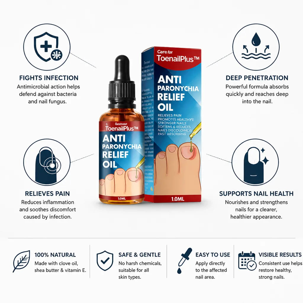 Sérum de traitement des ongles à l'huile de clou de girofle et vitamine E