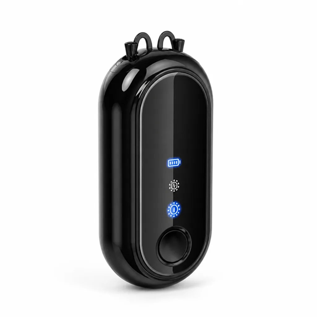 Purificateur d'air de cou sans filtre, ion rechargeable et silencieux