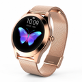 Montre intelligente de suivi de santé en métal poli